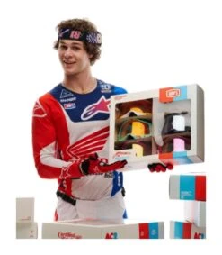 100% Accuri 2 Jett Lawrence Donut Goggle 6-Pack -Motorcycle Equipment Store 100 accuri2 jett lawrence donut goggle6 pack 2