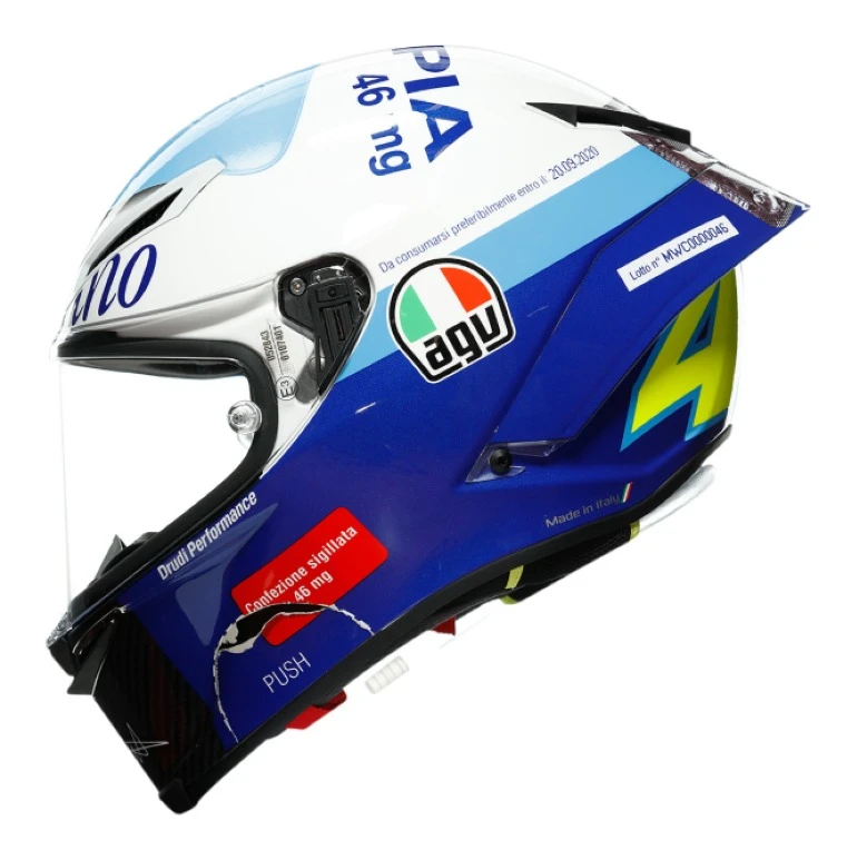 AGV Pista GP RR Rossi Misano 2020 Helmet 4 AGV Pista GP RR Rossi Misano 2020 Helmet - Image 4