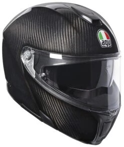 AGV Sportmodular Carbon Solid Helmet Black / 2XL [Blemished - Good]