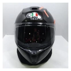 AGV Sportmodular Carbon Solid Helmet Black / 2XL [Blemished - Good] -Motorcycle Equipment Store agv sportmodular carbon solid helmet black2 xl blemished good black 8
