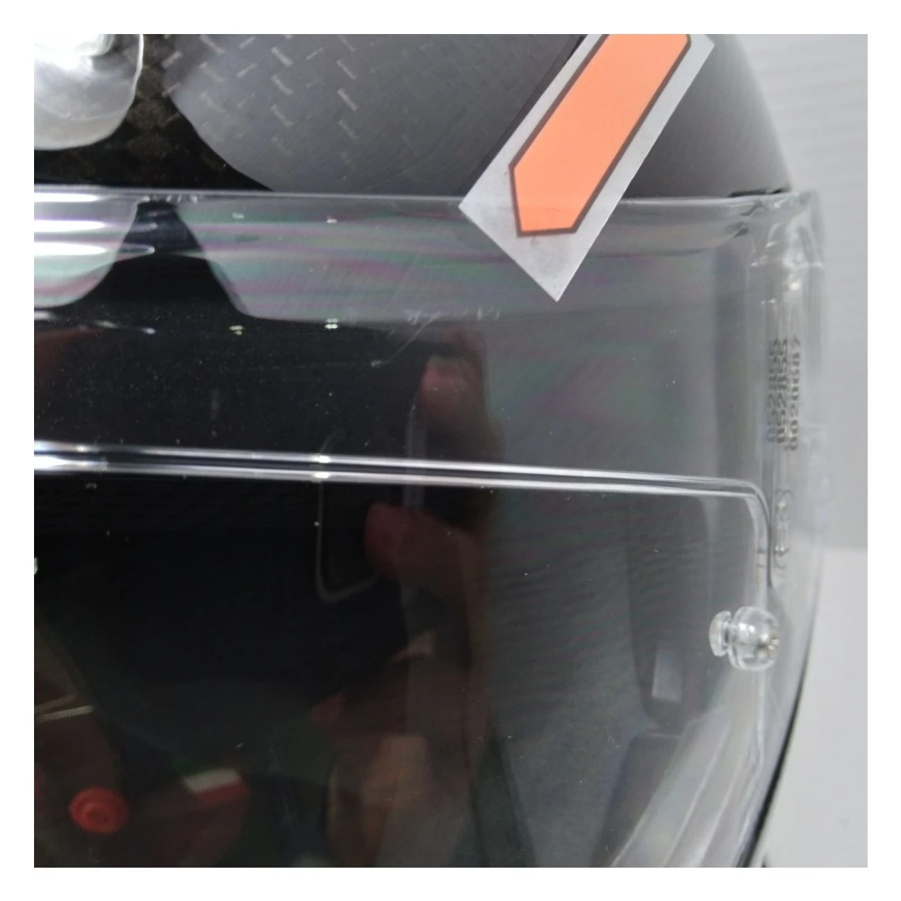 AGV Sportmodular Carbon Solid Helmet Black / 2XL [Blemished - Good] - Image 10