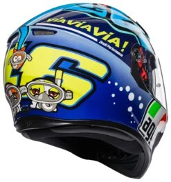 AGV K3 SV Rossi Misano 2015 Helmet -Motorcycle Equipment Store agvk3 sv rossi misano2015 helmet 3