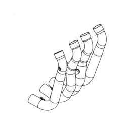 Akrapovic Evolution GP Replacement Header Yamaha R1 / R1M 2015-2019