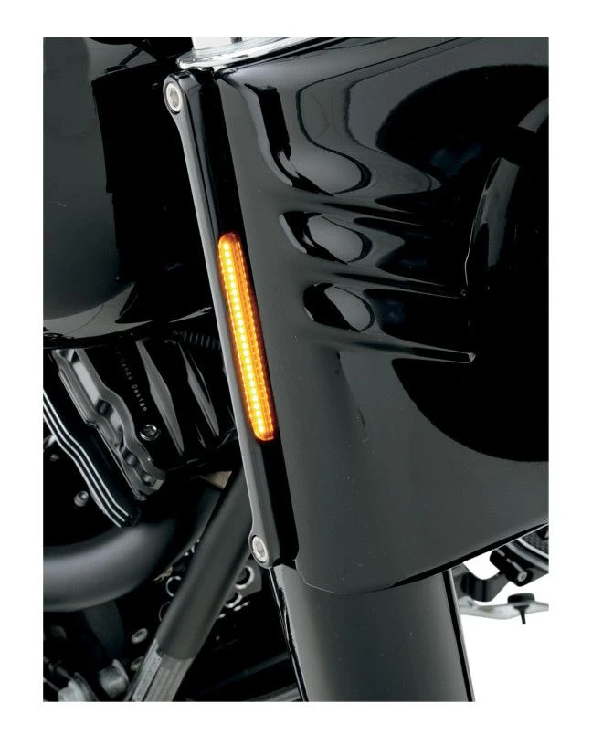 Alloy Art LED Front Turn Signals For Harley Fat Boy 1990-2017 - Image 2