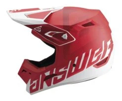 Answer AR1 V2 Bold Helmet -Motorcycle Equipment Store answer ar1 v2 bold helmet red white 1