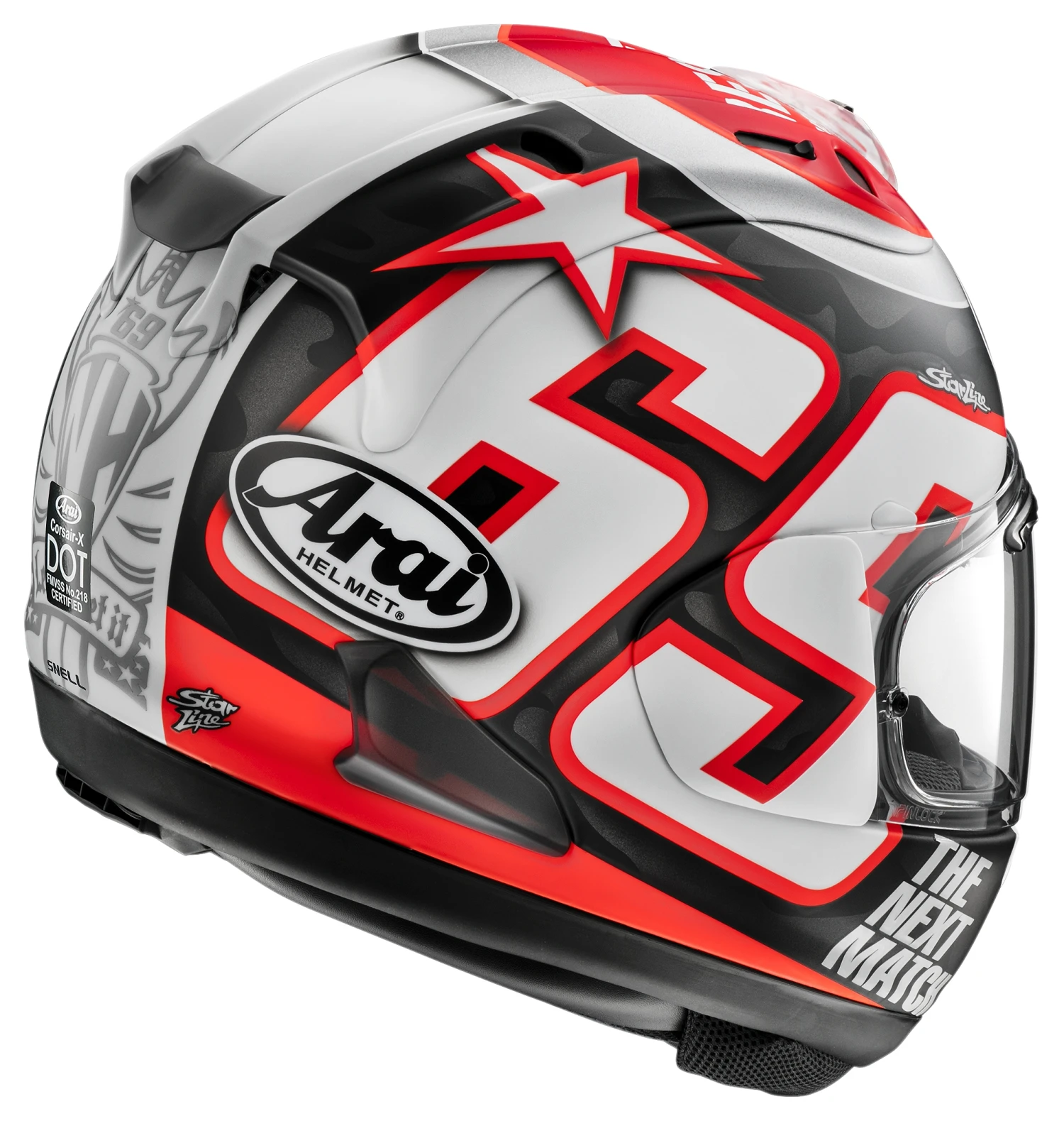 Arai Corsair-X Nicky Reset Helmet 2 Arai Corsair-X Nicky Reset Helmet - Image 2