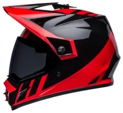 Bell Helmets Bell MX-9 Adventure Mips Dash Helmet -Motorcycle Equipment Store bell helmets mx9 adv mi dash black red 7