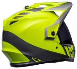 Bell Helmets Bell MX-9 Adventure Mips Dash Helmet -Motorcycle Equipment Store bell helmets mx9 adv mi dash hi viz yellow grey 4