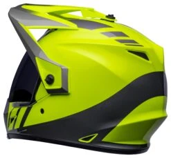 Bell Helmets Bell MX-9 Adventure Mips Dash Helmet -Motorcycle Equipment Store bell helmets mx9 adv mi dash hi viz yellow grey 6