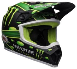 Bell Helmets Bell MX-9 Mips Showtime Helmet 11 Bell Helmets Bell MX-9 Mips Showtime Helmet -Motorcycle Equipment Store bell mx9 mips showtime helmet black green 2