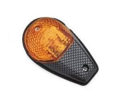 BikeMaster Universal Flush Mount Turn Signals -Motorcycle Equipment Store bike master universal flush mount turn signals carbon amber