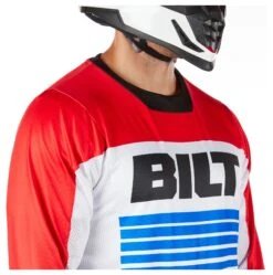 BILT Lux Defeater Jersey 10 BILT Lux Defeater Jersey -Motorcycle Equipment Store bilt lux defeater jersey white red blue 2