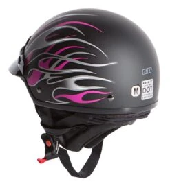 BILT Phoenix Women's Helmet -Motorcycle Equipment Store bilt phoenix womens helmet matte black pink 3