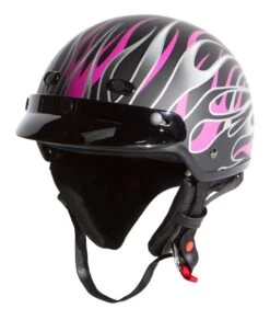 BILT Phoenix Women's Helmet -Motorcycle Equipment Store bilt phoenix womens helmet matte black pink 4
