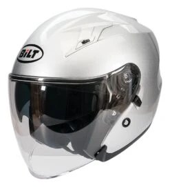 BILT Route Helmet -Motorcycle Equipment Store bilt route helmet silver