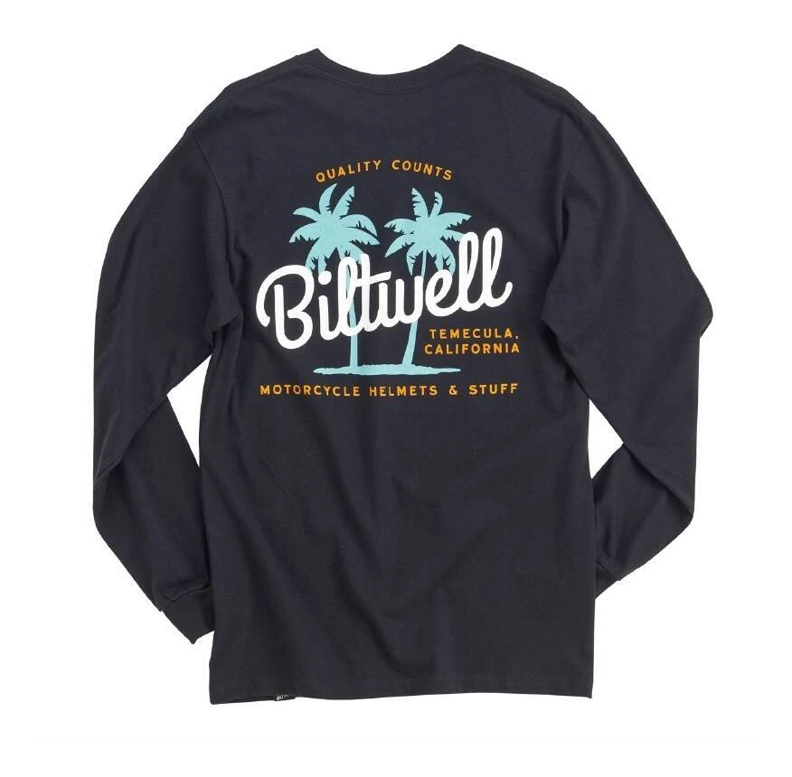 Biltwell Palms Long Sleeve T-Shirt 2 Biltwell Palms Long Sleeve T-Shirt - Image 2