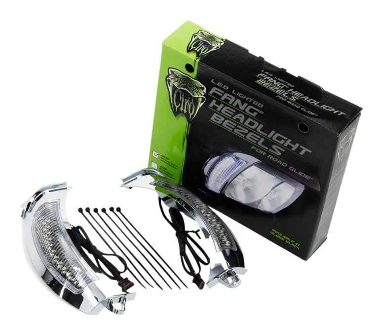Ciro Fang LED Headlight Bezel For Harley Road Glide 2015-2023 - Image 6