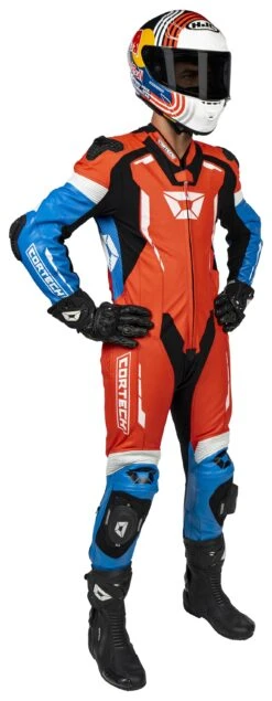 Cortech Sector Pro Air Race Suit -Motorcycle Equipment Store cortech sector pro air race suit red blue 1