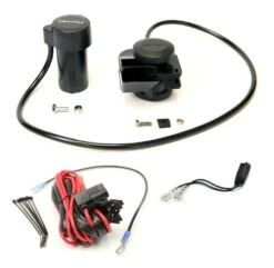 Denali Soundbomb Split Dual-Tone Air Horn And Wiring Kit For BMW