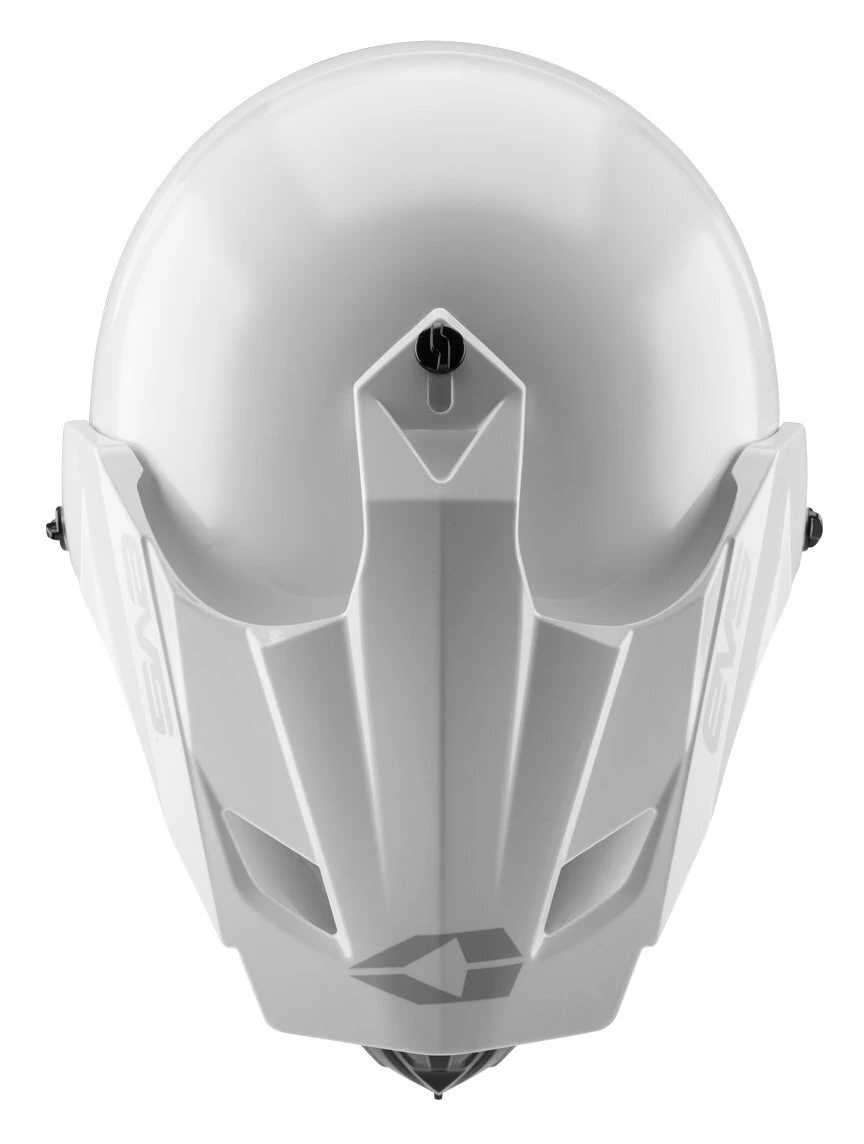 EVS T5 Dual Sport Venture Helmet - Solid White / MD [Open Box] - Image 5