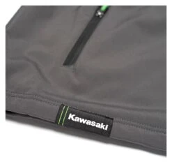Factory Effex Kawasaki Soft Shell Jacket -Motorcycle Equipment Store factory effex kawasaki soft shell jacket grey 5