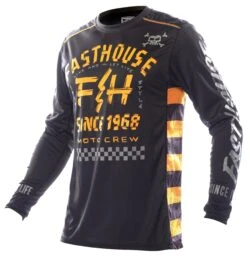 Fasthouse Off-Road Jersey 8 Fasthouse Off-Road Jersey -Motorcycle Equipment Store fasthouse off road jersey black amber