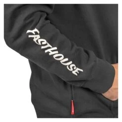 Fasthouse Vortex Hoody -Motorcycle Equipment Store fasthouse vortex hoody black 4