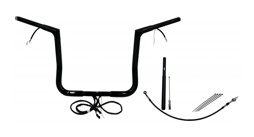 Fat Baggers Inc. 1 1/4" Plug & Play Flat Top Handlebar Kit For Harley Touring 2021-2023 4 Fat Baggers Inc. 1 1/4" Plug & Play Flat Top Handlebar Kit For Harley Touring 2021-2023 - Image 4