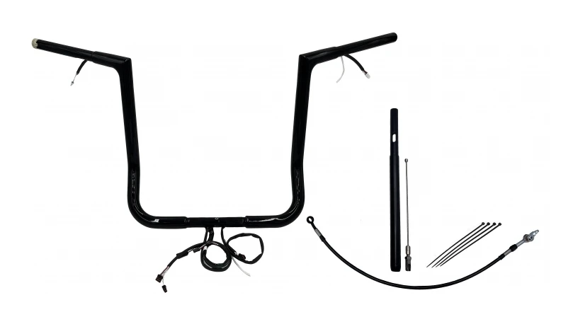 Fat Baggers Inc. 1 1/4" Plug & Play Flat Top Handlebar Kit For Harley Touring 2021-2023 6 Fat Baggers Inc. 1 1/4" Plug & Play Flat Top Handlebar Kit For Harley Touring 2021-2023 - Image 6