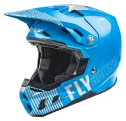 Fly Racing Formula CC Primary Helmet -Motorcycle Equipment Store fly racing dirt formula primary helmet blue grey