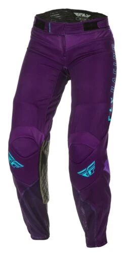 Fly Racing Lite Women's Pants -Motorcycle Equipment Store fly racing dirt lite womens pants purple blue 2