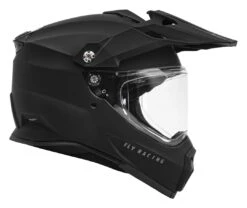 Fly Racing Trekker Helmet 17 Fly Racing Trekker Helmet -Motorcycle Equipment Store fly racing dirt trekker helmet matte black 2