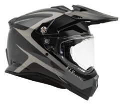 Fly Racing Trekker Pulse Helmet -Motorcycle Equipment Store fly racing dirt trekker pulse helmet black grey 2