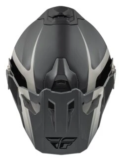Fly Racing Trekker Pulse Helmet -Motorcycle Equipment Store fly racing dirt trekker pulse helmet black grey 3