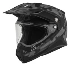 Fly Racing Trekker Pulse Helmet -Motorcycle Equipment Store fly racing dirt trekker pulse helmet black grey 4
