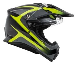 Fly Racing Trekker Pulse Helmet -Motorcycle Equipment Store fly racing dirt trekker pulse helmet black hi viz 1