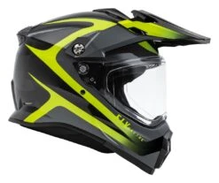 Fly Racing Trekker Pulse Helmet -Motorcycle Equipment Store fly racing dirt trekker pulse helmet black hi viz 2