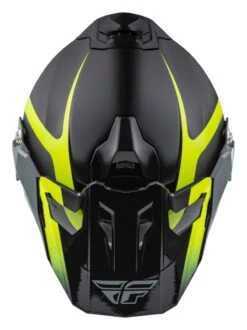 Fly Racing Trekker Pulse Helmet -Motorcycle Equipment Store fly racing dirt trekker pulse helmet black hi viz 4