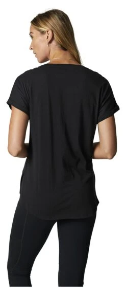 Fox Racing Boundary V-Neck Women's Top -Motorcycle Equipment Store fox racing boundary v neck womens top black pink 3