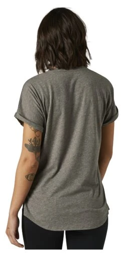 Fox Racing Boundary V-Neck Women's Top -Motorcycle Equipment Store fox racing boundary v neck womens top grey 3