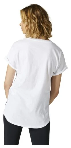 Fox Racing Boundary V-Neck Women's Top -Motorcycle Equipment Store fox racing boundary v neck womens top white 5