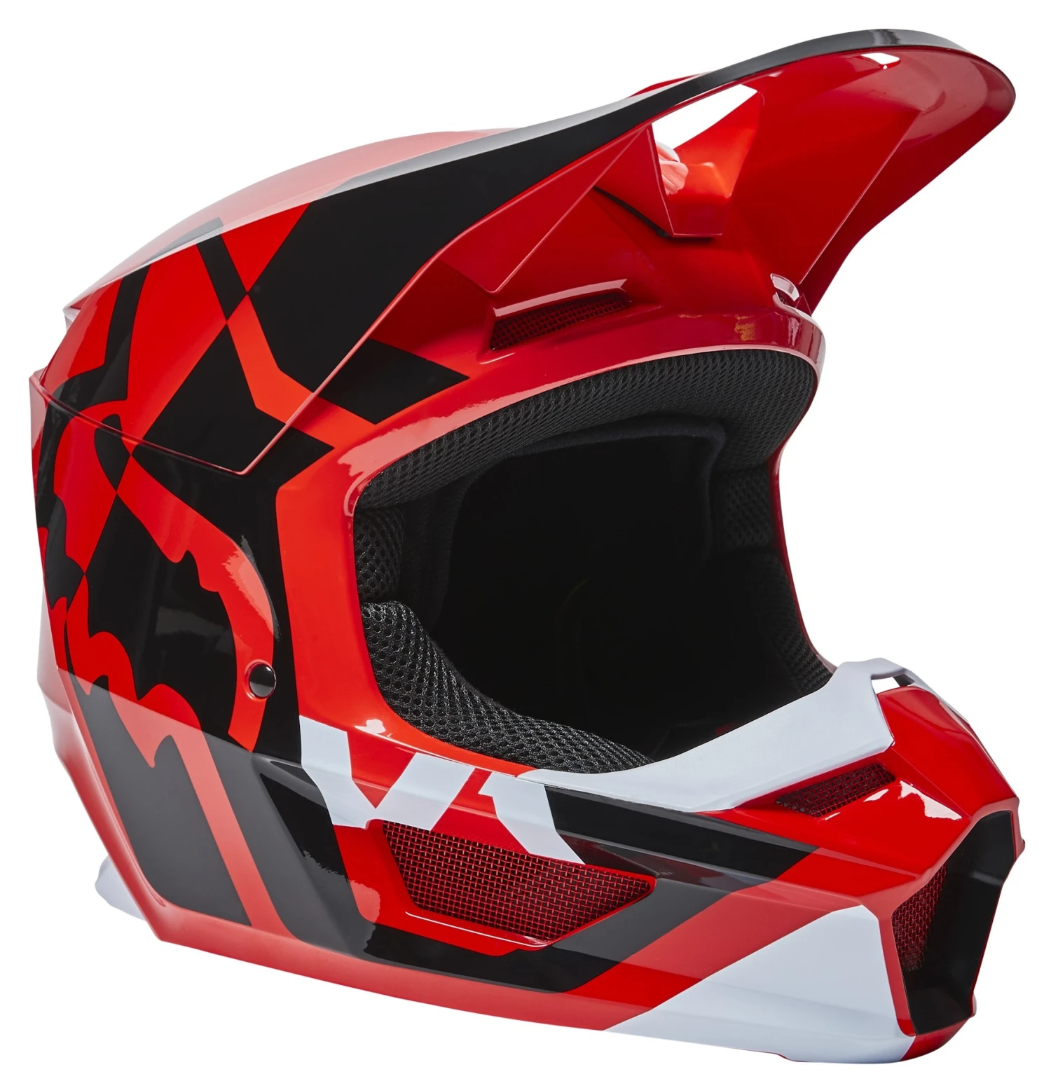 Fox Racing V1 Lux Helmet Red / XL [Blemished - Very Good] - Image 3