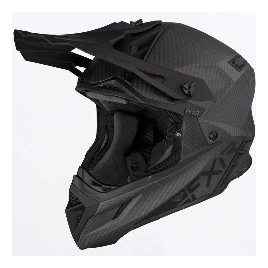 FXR Helium Carbon Helmet W/ D-Ring 1 FXR Helium Carbon Helmet W/ D-Ring