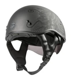GMax HH65 Devotion Naked Helmet -Motorcycle Equipment Store g max hh65 naked devotion helmet black silver 4