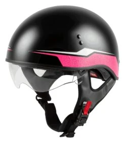 GMax HH65 Source Naked Helmet 22 GMax HH65 Source Naked Helmet -Motorcycle Equipment Store g max hh65 source naked helmet black pink 3