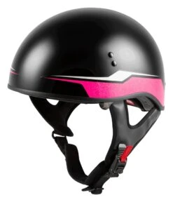 GMax HH65 Source Naked Helmet 23 GMax HH65 Source Naked Helmet -Motorcycle Equipment Store g max hh65 source naked helmet black pink 4