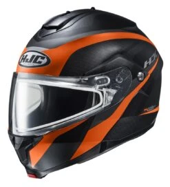 HJC C91SN Taly Dual Lens Helmet 9 HJC C91SN Taly Dual Lens Helmet -Motorcycle Equipment Store hjcc91 sn taly dual lens helmet black grey 3