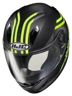 HJC Youth CL-Y Strix Helmet -Motorcycle Equipment Store hjccly strix youth helmet black hi viz 2
