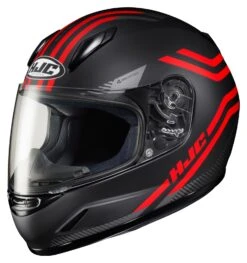 HJC Youth CL-Y Strix Helmet -Motorcycle Equipment Store hjccly strix youth helmet black red