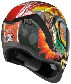 Icon Airform Stroker Helmet -Motorcycle Equipment Store icon airform stroker helmet black 2